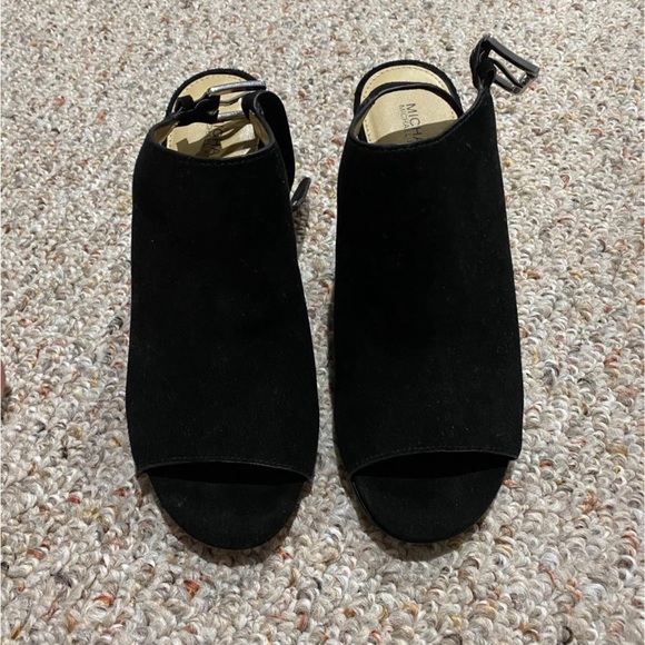 Michael Kors Shoes - Michael Kors Black Ankle Heeled Booties - EUC - 8